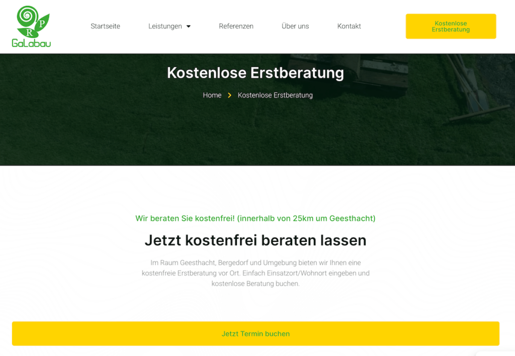 Case Study Galabau-Potempa der Webagentur Ulm