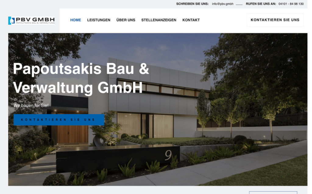 Case Study PBV GmbH der Webagentur Ulm