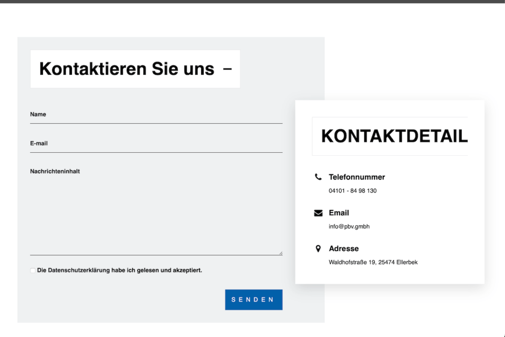 Case Study PBV GmbH der Webagentur Ulm